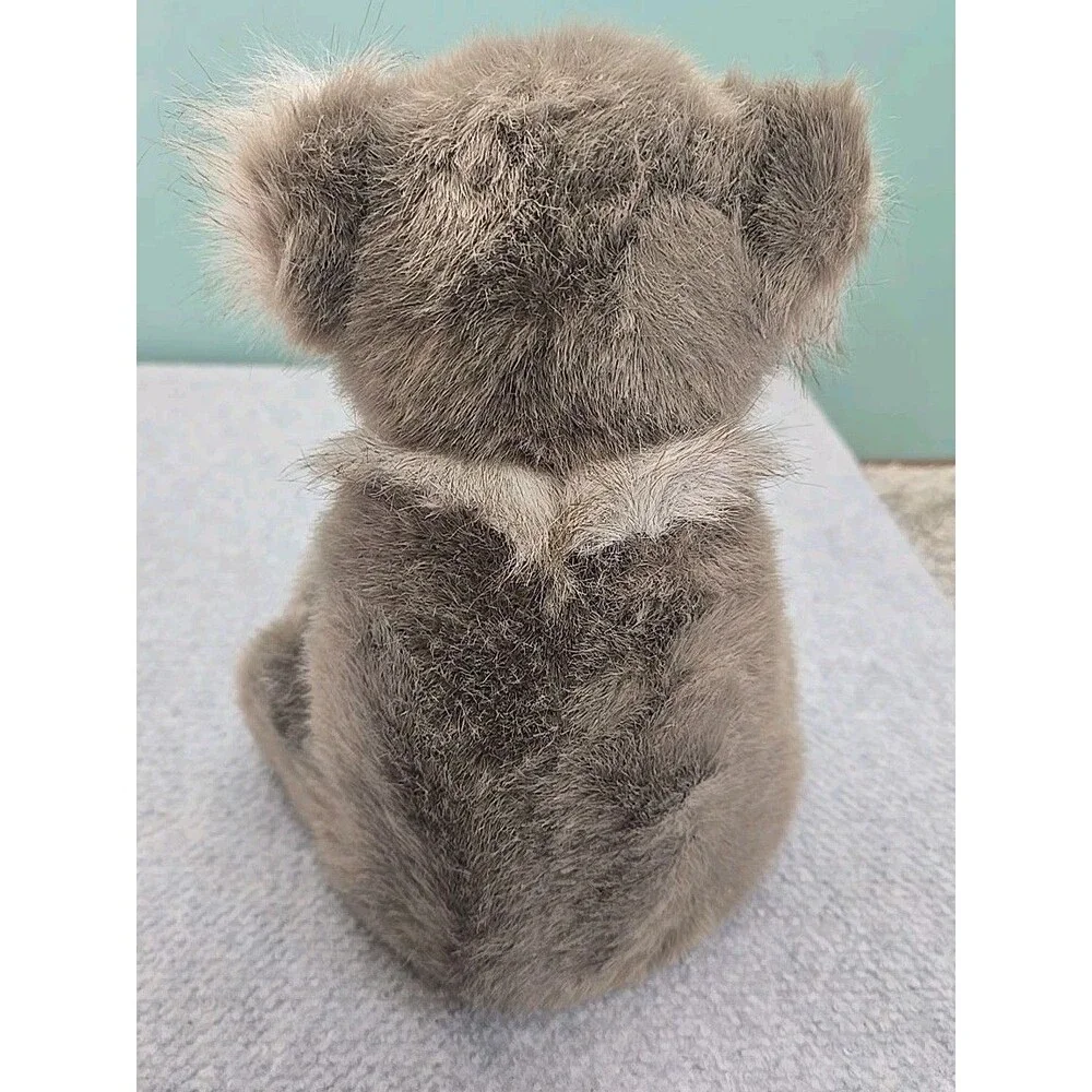 Vintage 1986  Gund KOALA Bear Suede Nose Tan Paws Gray
